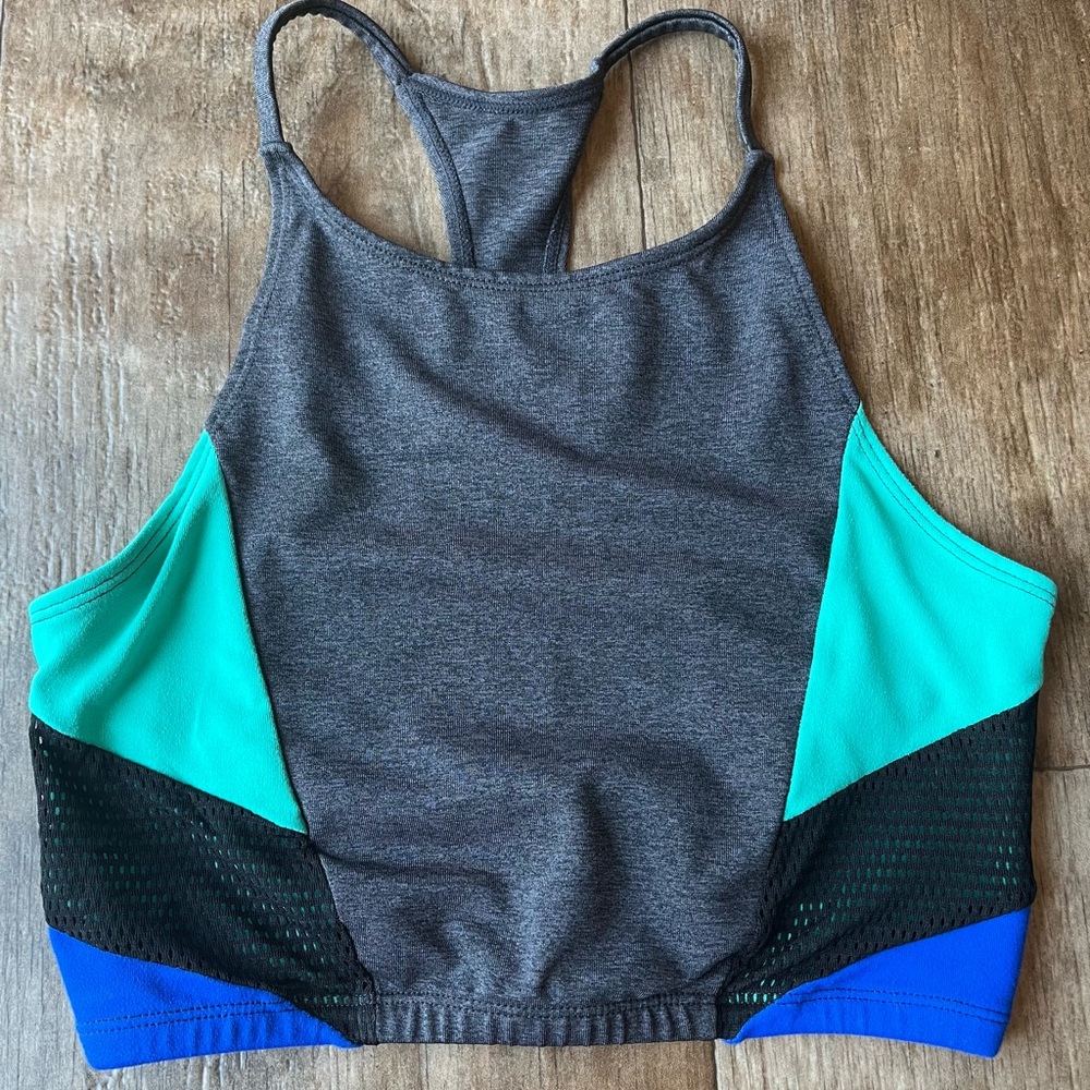 Girls Justice Longline Racerback Sports Bra Size 36